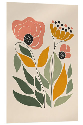 Gallery print Pink Orange Floral