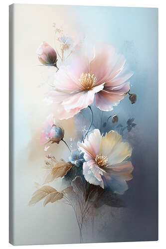 Canvas-taulu Delicate spring bouquet