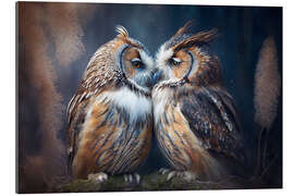 Galleritryck Two Owls in Love