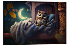 Magnettafel Nachteule