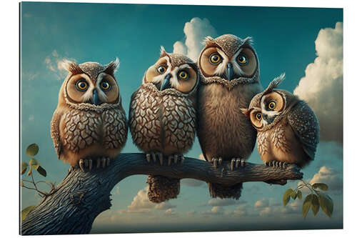 Gallery print Owl Quartet