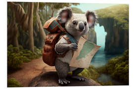 Stampa su PVC Backpacking Koala