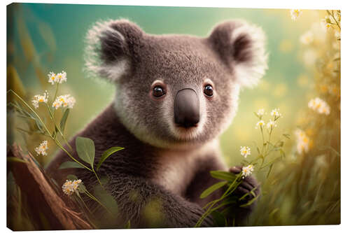 Canvas print Curious Koala