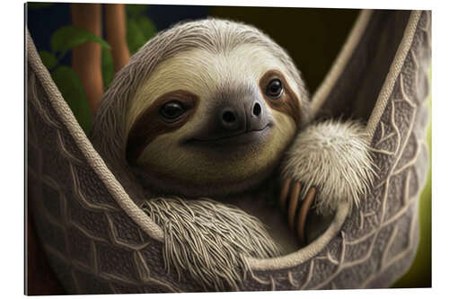 Gallery print Sloth in the Hammock