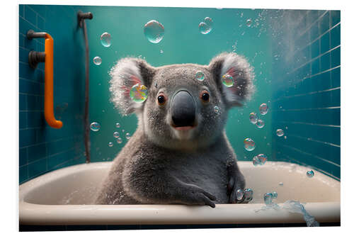 Cuadro de PVC Koala in the Bath