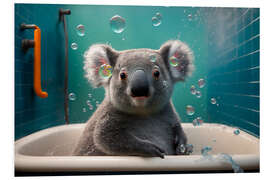 Cuadro de PVC Koala in the Bath - Michael artefacti