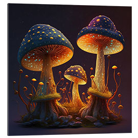 Gallery print Magic Mushrooms