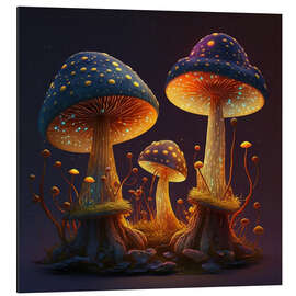 Magnettafel Magische Pilze