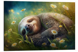 Aluminiumsbilde Dreaming Sloth