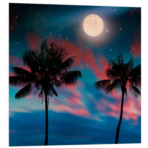 PVC print Tropical Night