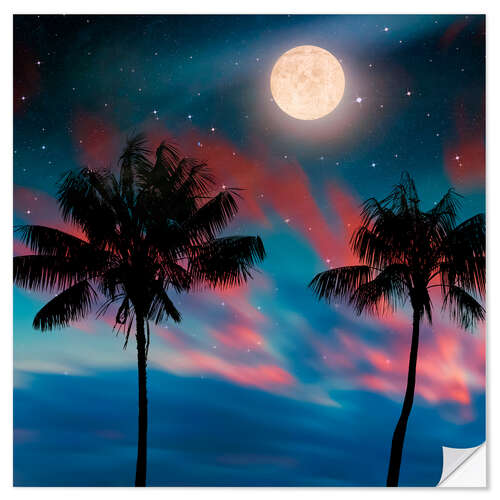 Wall sticker Tropical Night