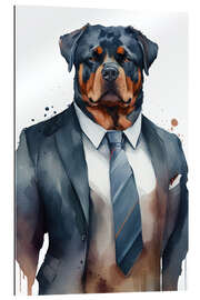 Galleriprint Rottweiler Wearing Suit and Tie