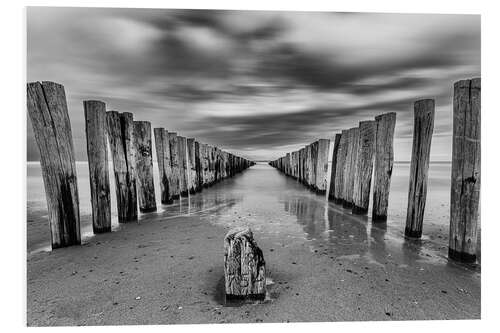 Foam board print Calm by the Sea, Zoutelande