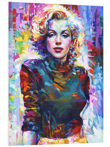 Foam board print Marilyn Monroe III