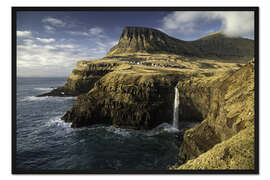 Gerahmter Kunstdruck Faröer Inseln