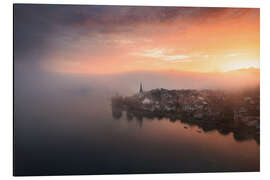 Cuadro de aluminio Sunrise over Lake Constance