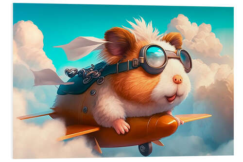 Tableau en PVC Flying Guinea Pig