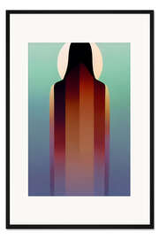 Gerahmter Kunstdruck Schleier