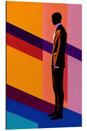 Magnettafel Neon Anzug