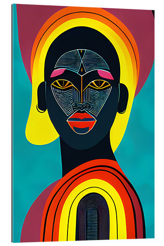 Quadro em plexi-alumínio African sun