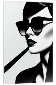 Magnettafel Lässiges Schwarz