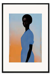 Gerahmter Kunstdruck Schweben