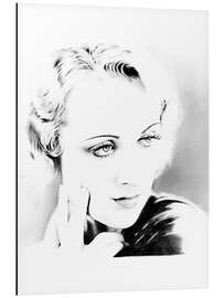 Tableau en aluminium Carole Lombard