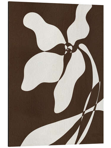 Aluminium print Muted Petals V