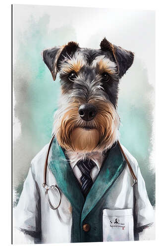 Tableau en plexi-alu Terrier Doctor