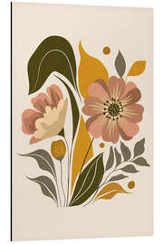 Magnettafel Wildblumen abstrakt