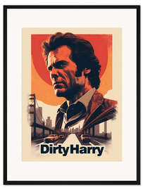 Gerahmter Kunstdruck Dirty Harry VI