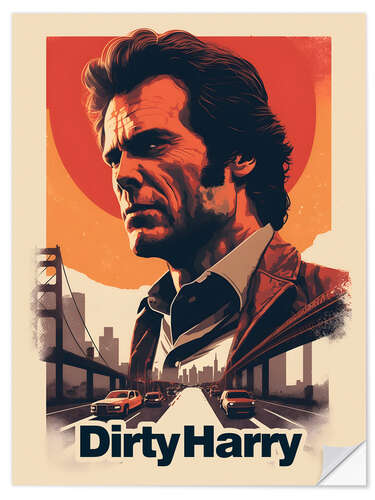 Wall sticker Dirty Harry VI