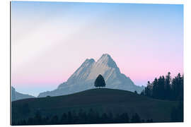 Gallery print Schreckhorn and a lonely tree