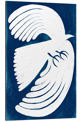 Tableau en aluminium Flying Eagle on a Deep Blue Sky II