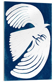 Galleriprint Flying Eagle on a Deep Blue Sky II