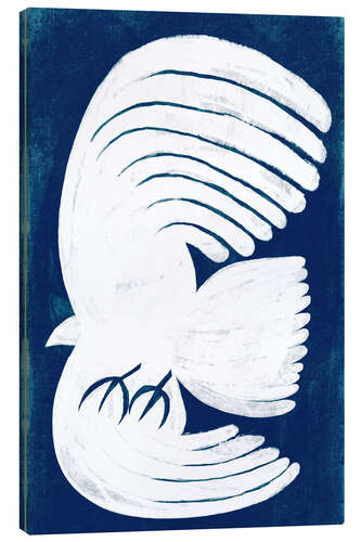 Quadro em tela Flying Eagle on a Deep Blue Sky I