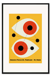 Gerahmter Kunstdruck Design Fokus