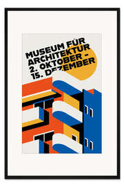 Gerahmter Kunstdruck Museum für Architektur