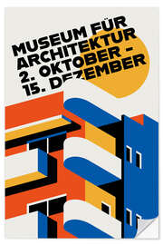 Selvklebende plakat Architecture Museum