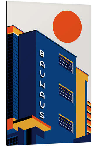 Tableau en aluminium Bauhaus Building