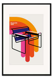 Gerahmter Kunstdruck Model B3, 1926