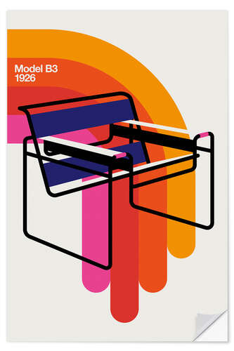 Naklejka na ścianę Model B3, 1926