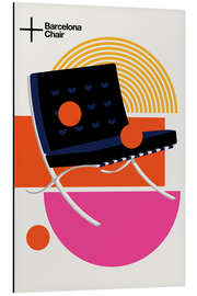 Magnettafel Barcelona Chair