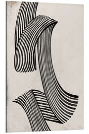 Magnettafel Fließende, abstrakte Linien