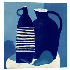 Gallery print Blue Composition of Indigo Blue Vases