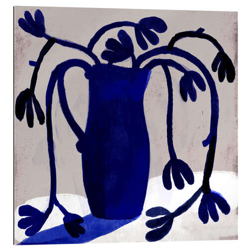 Galleriprint Blue Flowers in a Blue Vase I