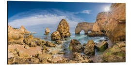 Aluminium print Algarve Panorama