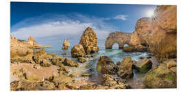 Foam board print Algarve Panorama