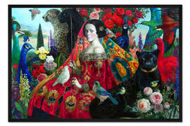 Gerahmter Kunstdruck Trainer