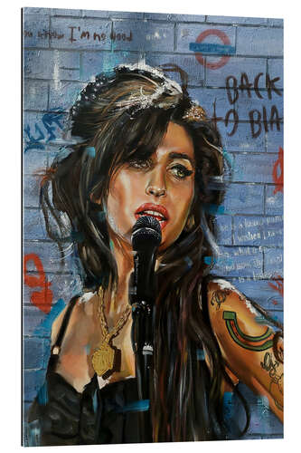 Gallery print Amy Winehouse Pop-Art Portrait